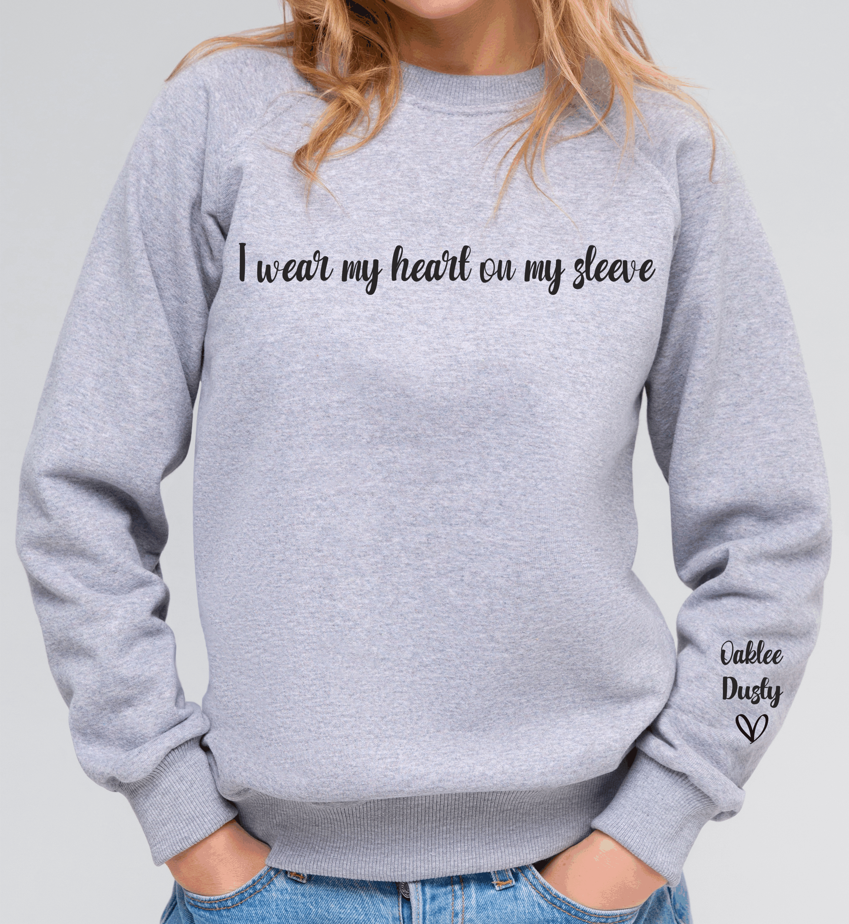 Max Distressed Sweatshirt Sand – Wear It To Heart